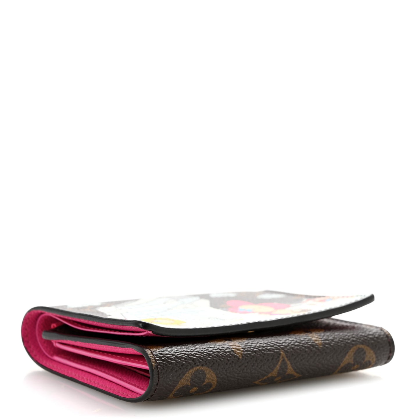 Monogram 2022 Christmas Animation Seoul Victorine Wallet Fuchsia Fuchsia