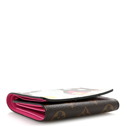 Louis Vuitton Monogram 2022 Christmas Animation Seoul Victorine Wallet Fuchsia Fuchsia 4 of 8