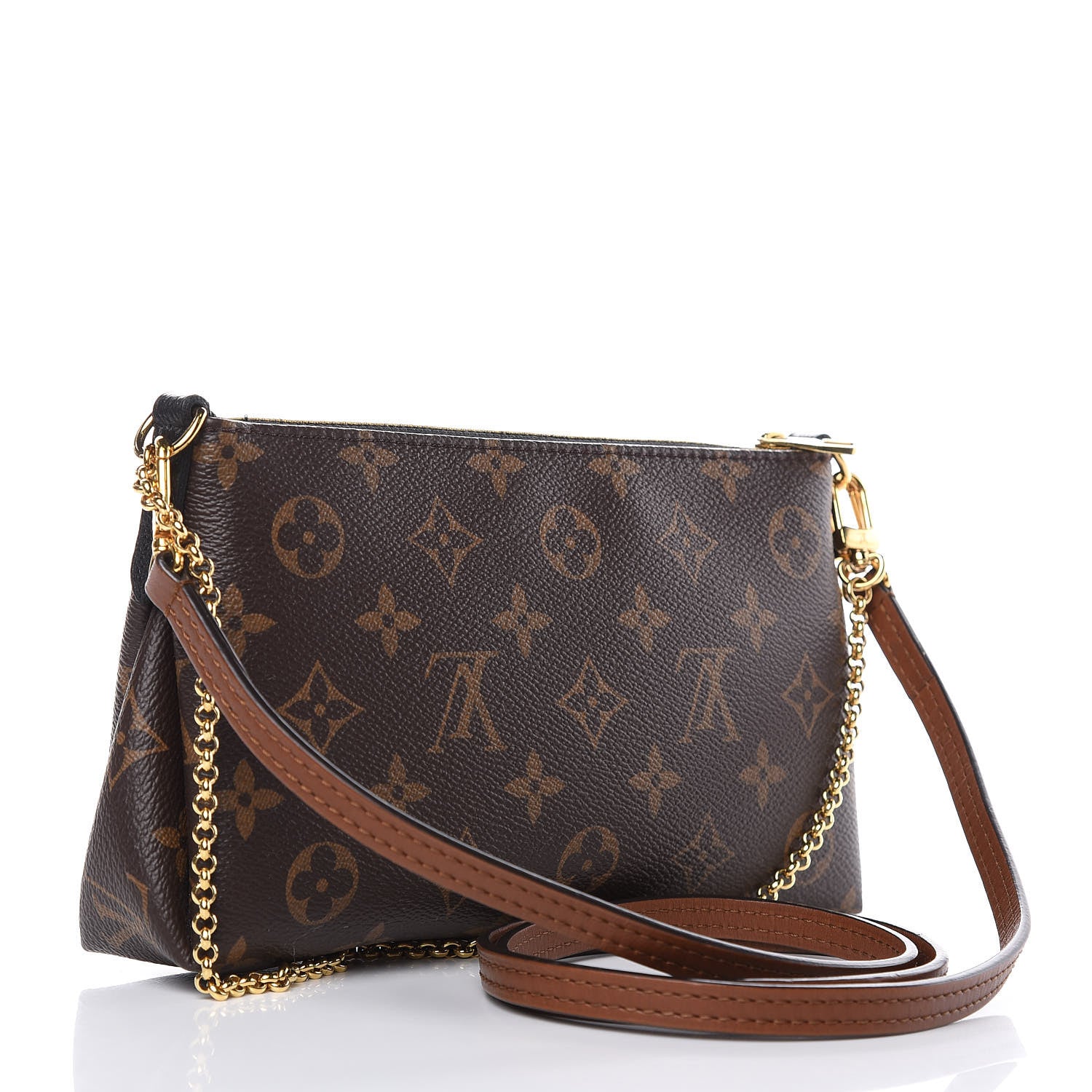 Louis Vuitton Monogram Pallas Clutch Black 3 of 13