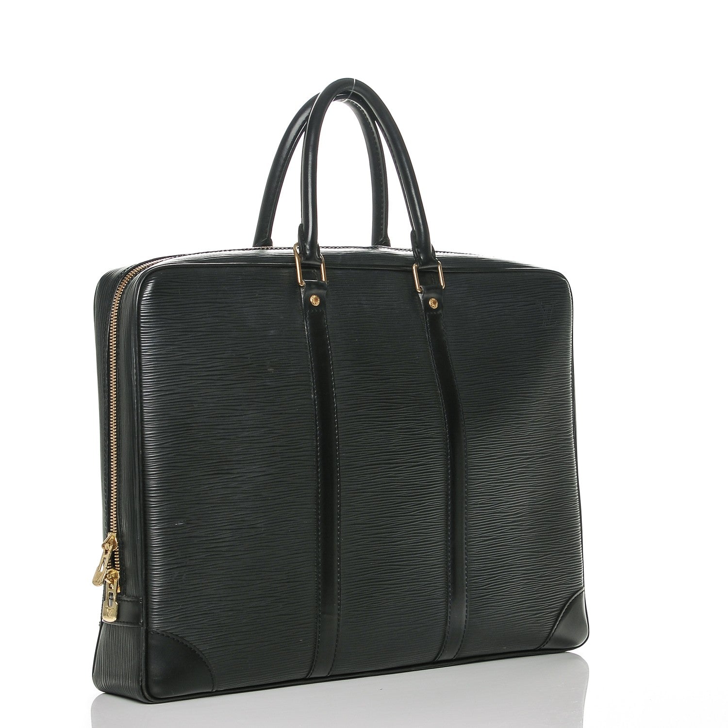 Louis Vuitton Epi Porte-Documents Voyage Briefcase Black 3 of 6
