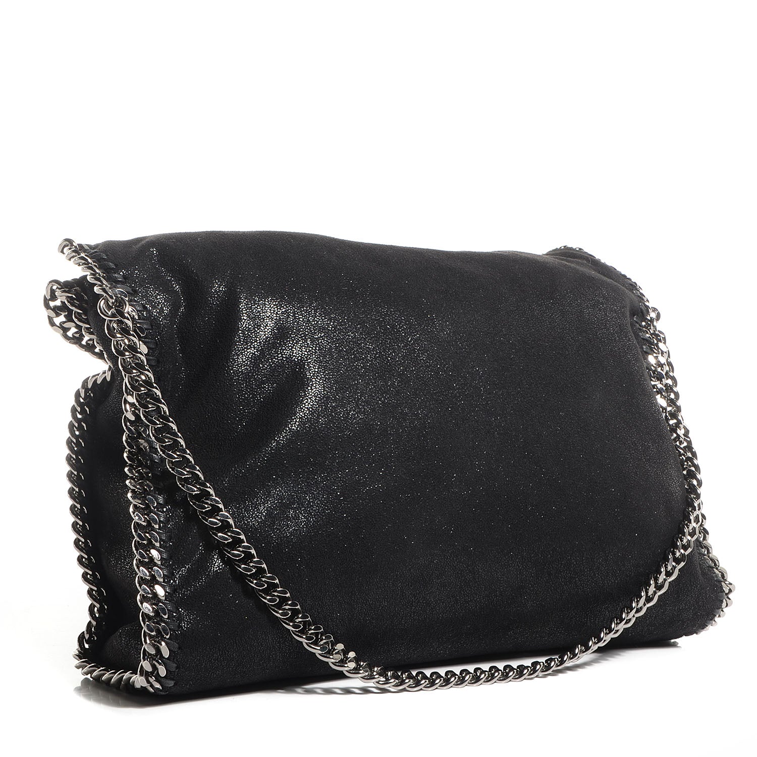 Stella McCartney Shaggy Deer Small Falabella Tote Black 4 of 9