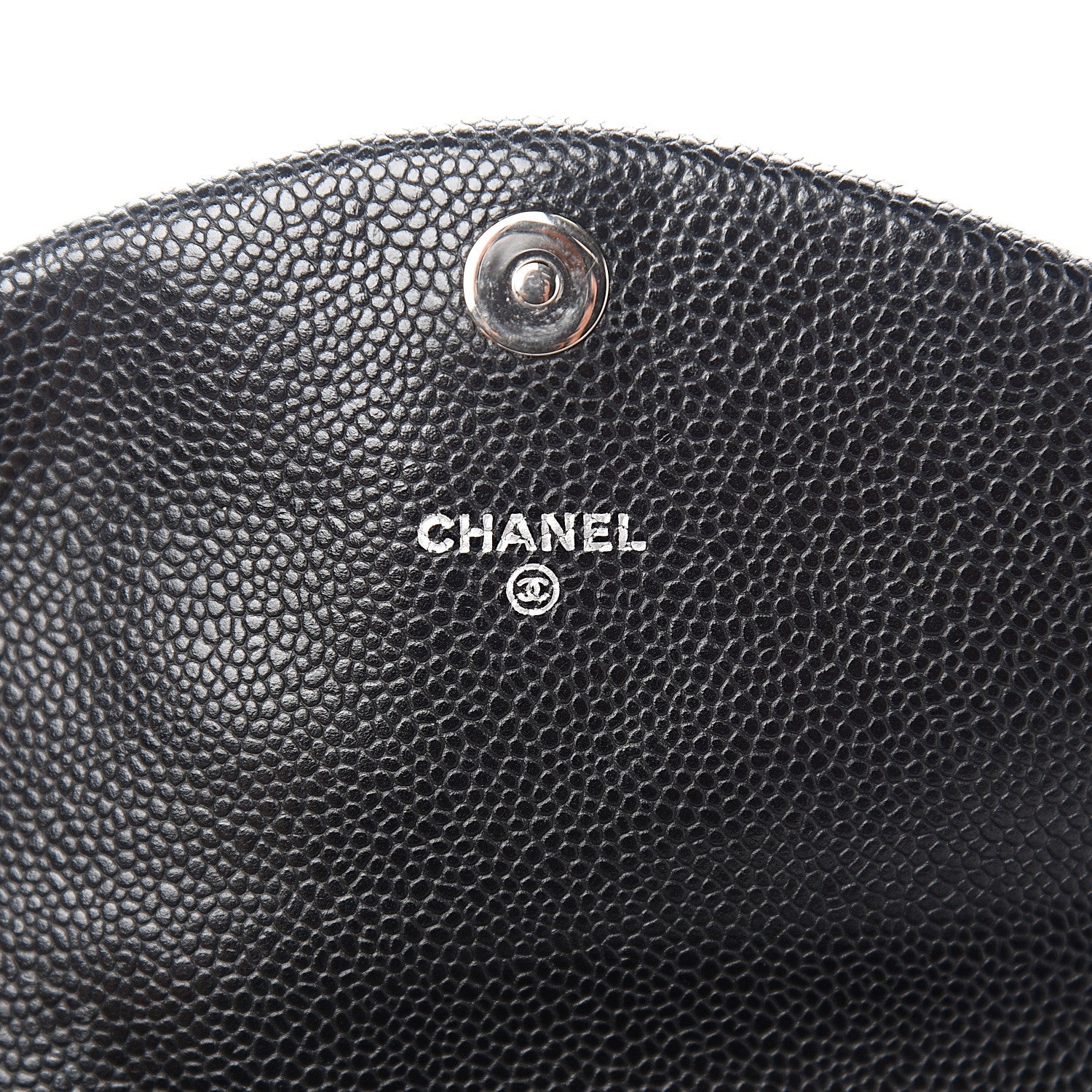 Chanel Caviar Half Moon Wallet On Chain WOC Black 5 of 10