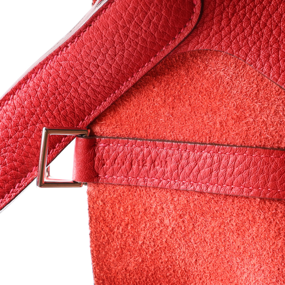 Hermes Taurillon Clemence Picotin Lock 22 MM Rouge Casaque 7 of 10
