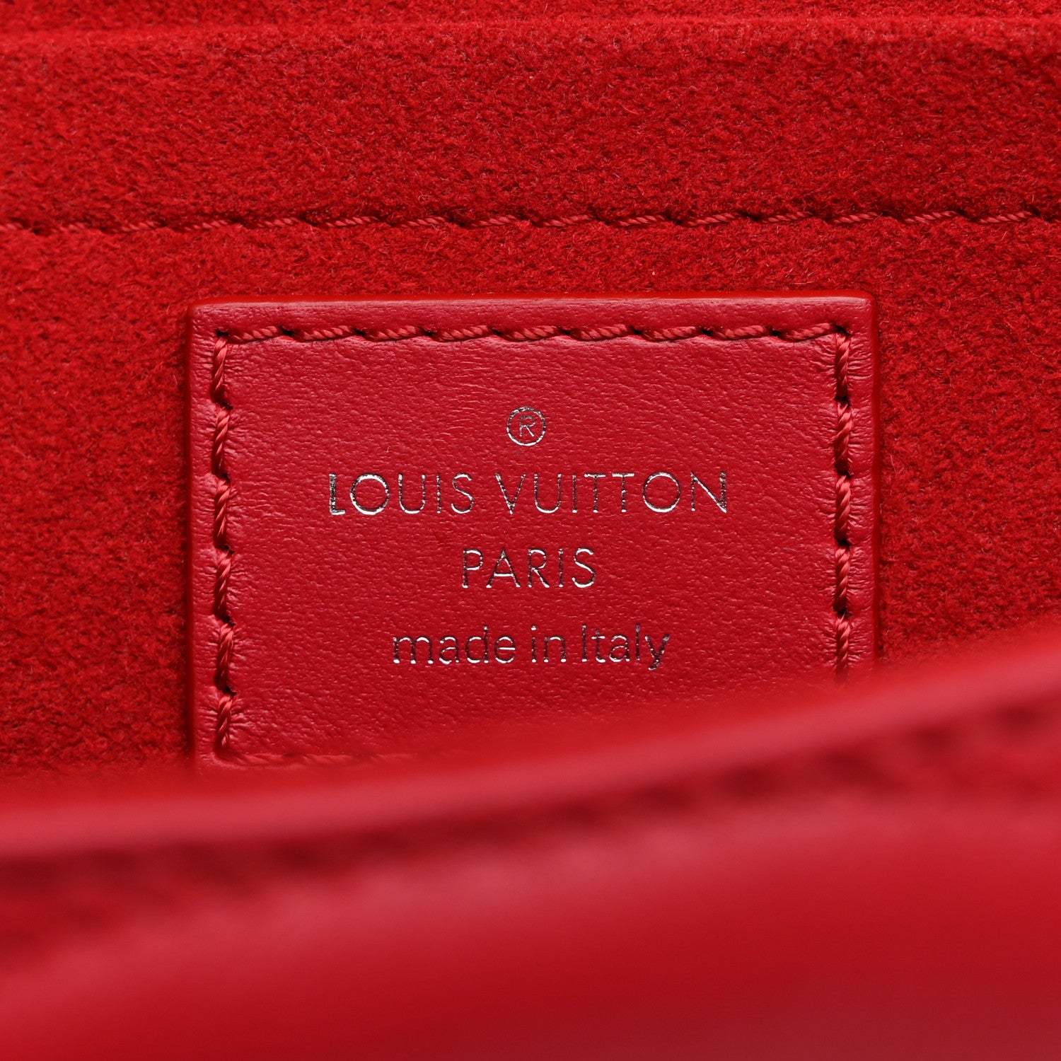 Louis Vuitton Calfskin New Wave Chain MM Ecarlate 6 of 10