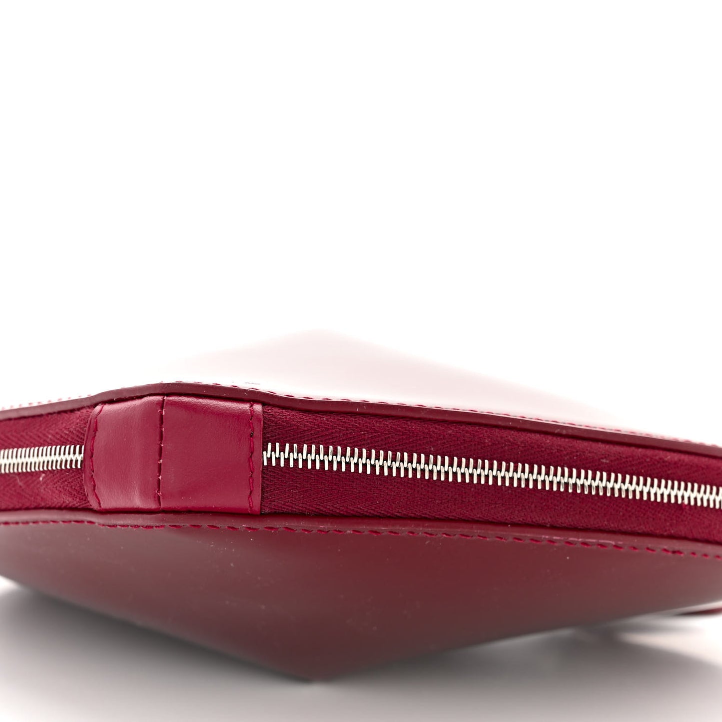 Patent Calfskin Le Coeur Bag Garnet Red