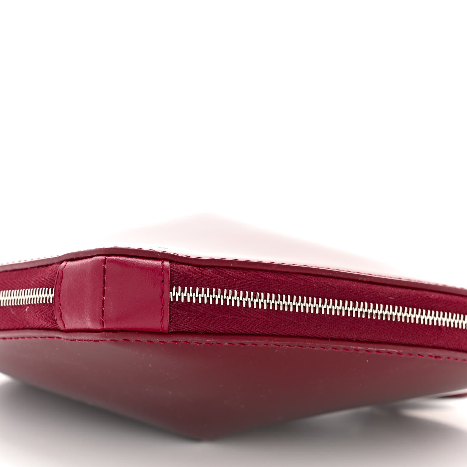 Alaia Patent Calfskin Le Coeur Bag Garnet Red 9 of 9