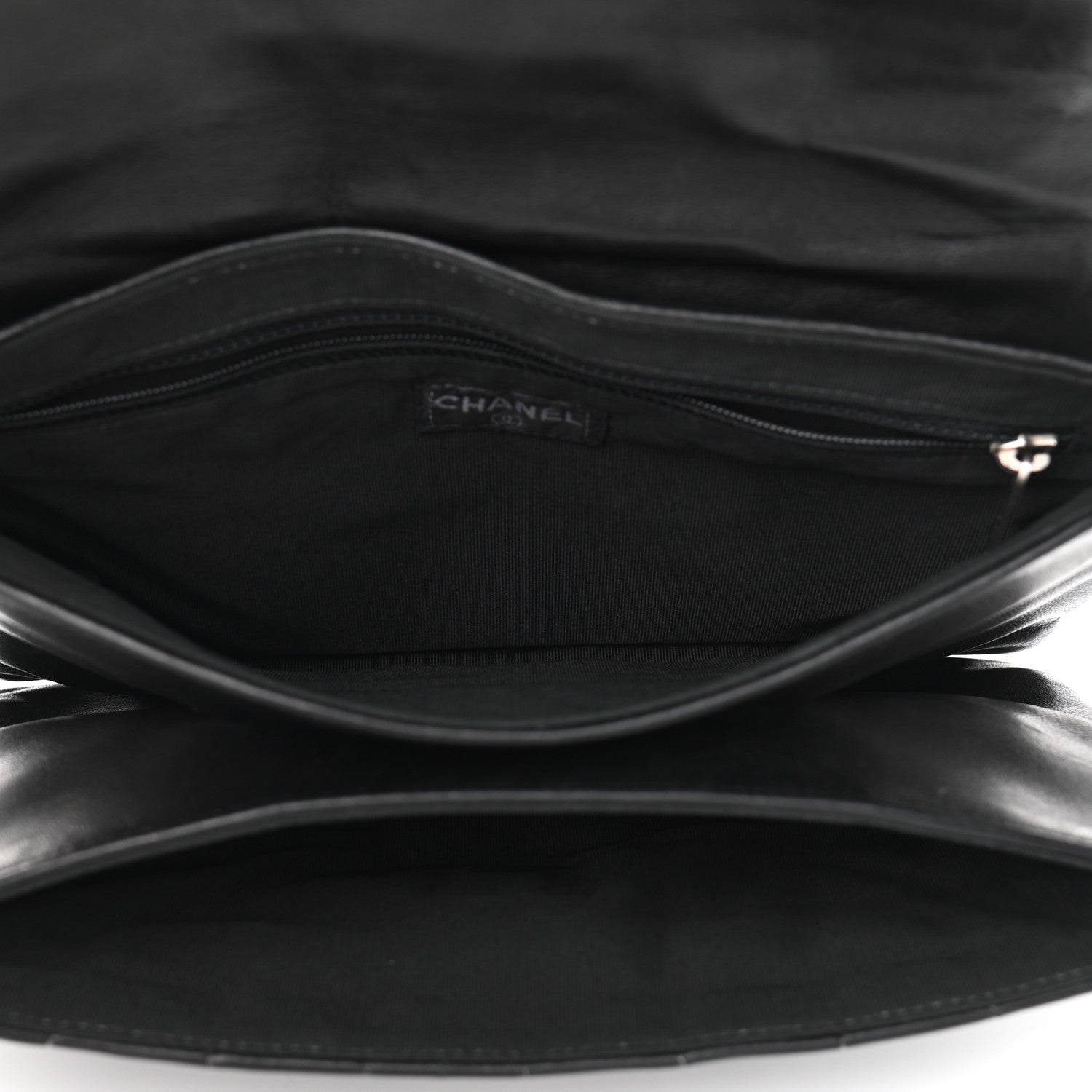 Chanel Lambskin Chocolate Bar Mademoiselle Flap Black 5 of 10