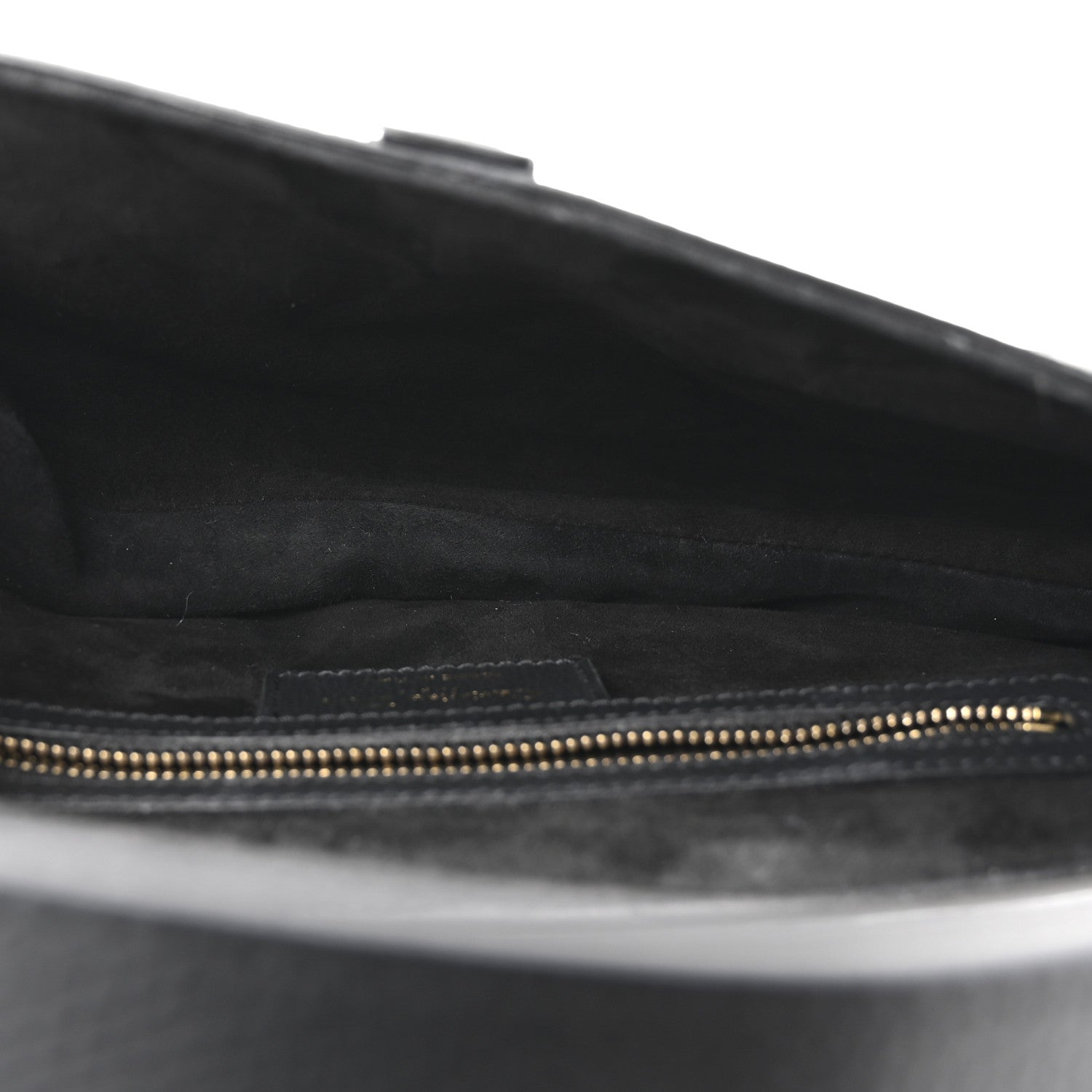 Christian Dior Grained Calfskin Saddle Bag Black 8 of 19