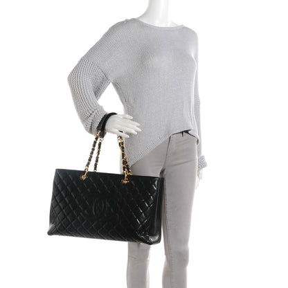 Chanel Caviar Quilted XL Grand Shopping Tote GST Black 2 of 7