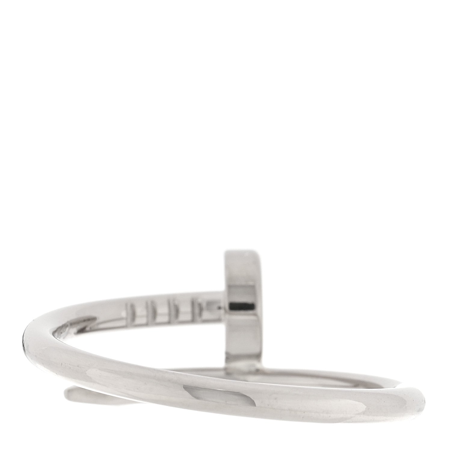 Cartier 18K White Gold Juste Un Clou Ring 51 5.75 3 of 4