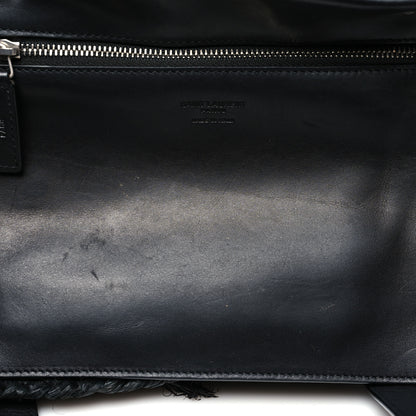 Saint Laurent Raffia Medium Panier Bag Black 10 of 11
