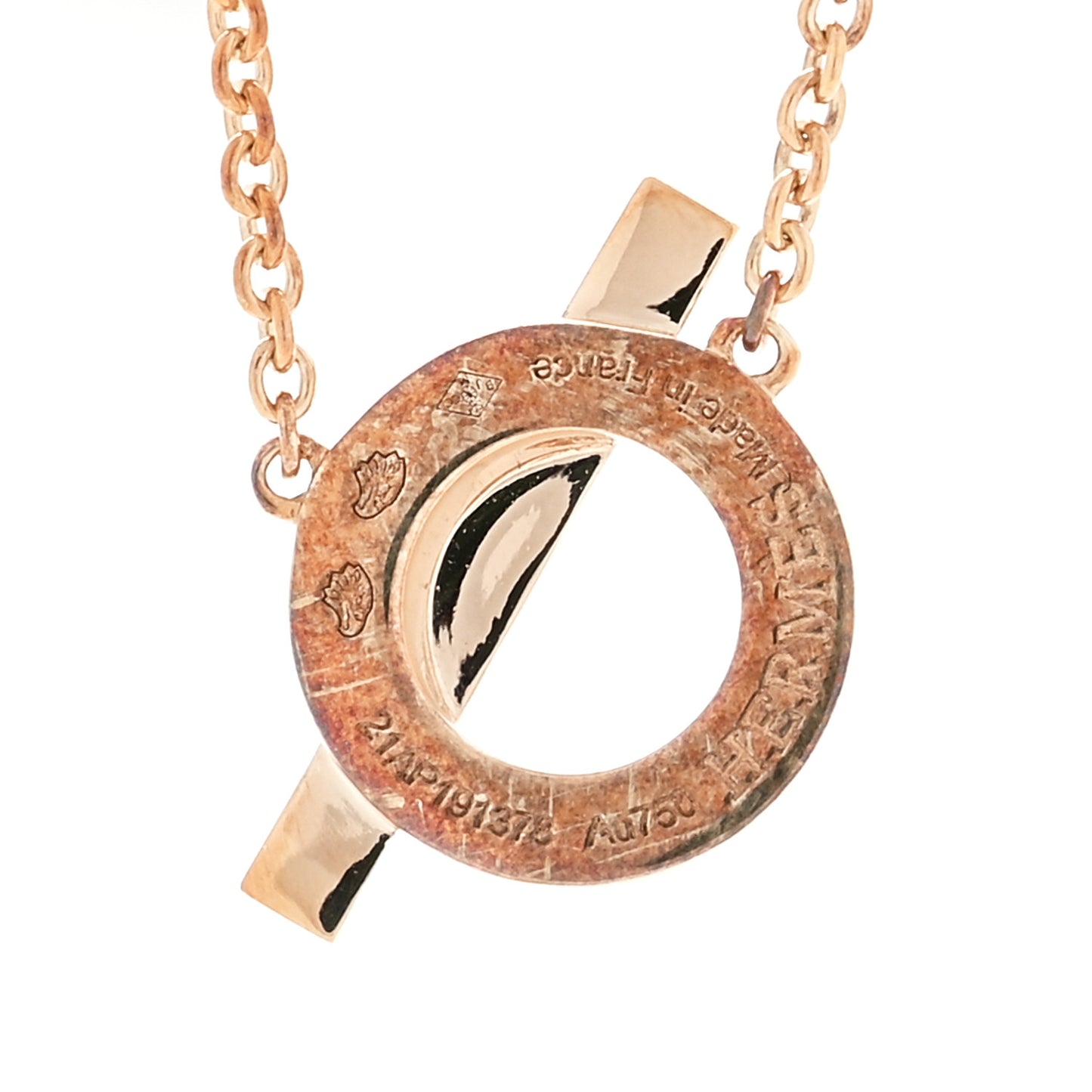 18K Rose Gold Diamond Finesse Pendant Necklace