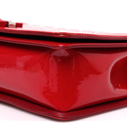 Chanel Patent Calfskin New Medium Plexiglass Boy Flap Red 10 of 10
