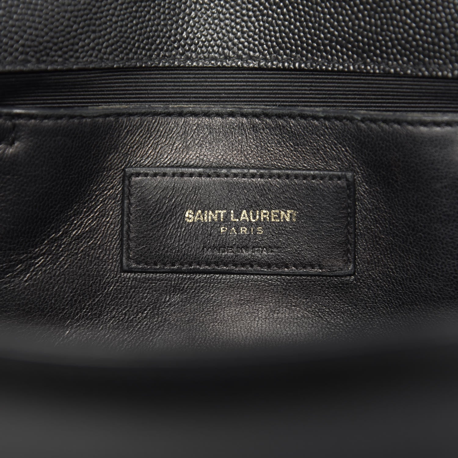 Saint Laurent Grain De Poudre Medium Classic Monogram Kate Satchel Black 6 of 10