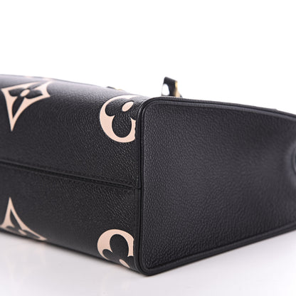 Louis Vuitton Empreinte Monogram Giant Onthego PM Black Beige 7 of 10