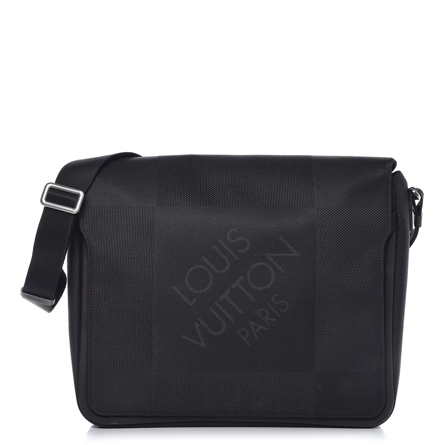 Damier Geant Messenger Bag Black