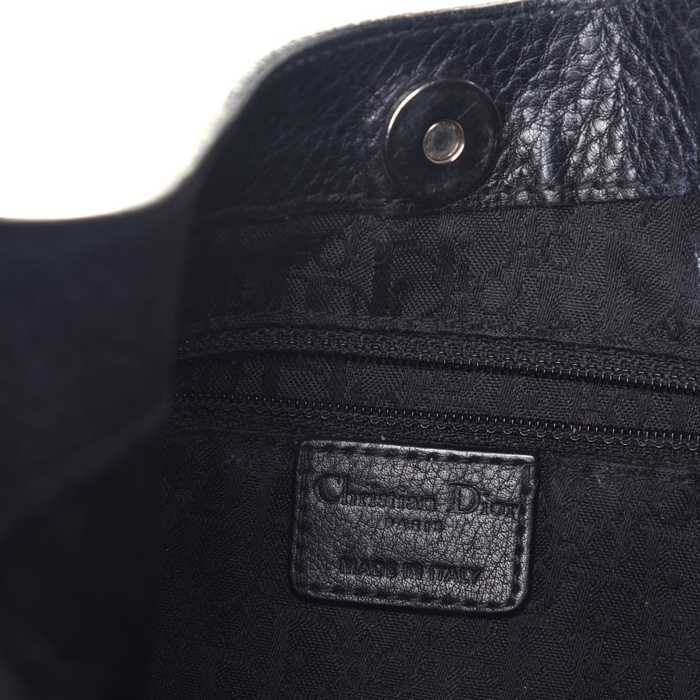 Calfskin Diorissimo Hobo Navy