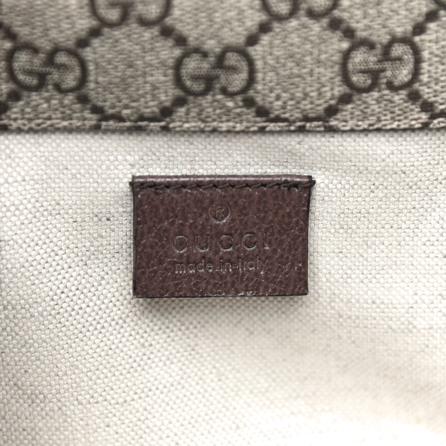 Gucci GG Supreme Monogram Web Small Neo Vintage Double Flap Messenger Bag Beige New Acero 7 of 14