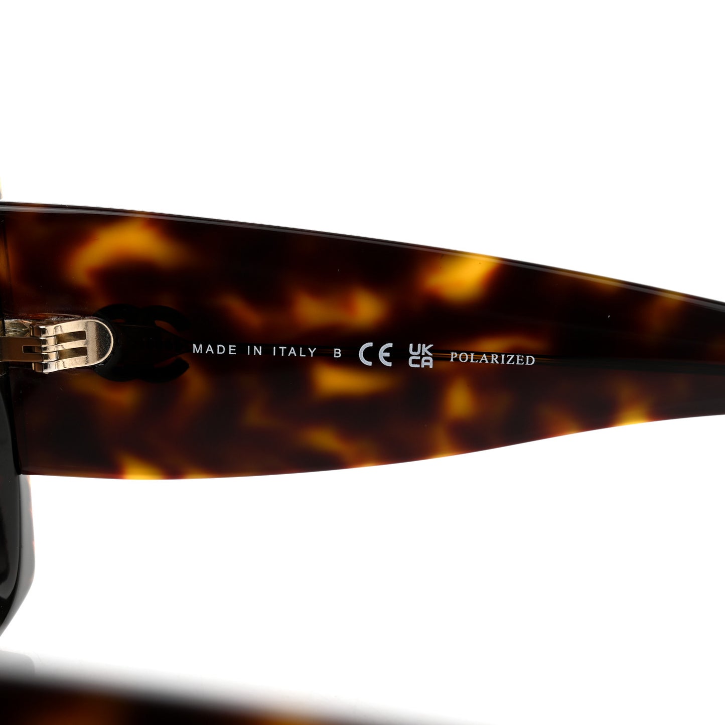 Acetate Pearl Rectangle Sunglasses 5480-H-A Tortoise