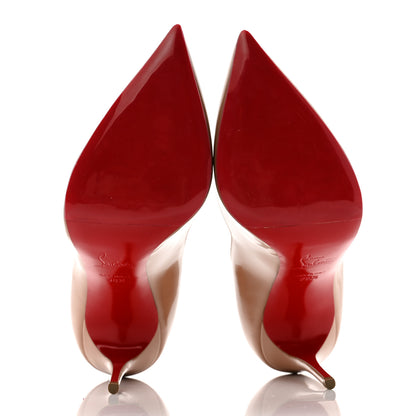 Christian Louboutin Patent So Kate 100 Pumps 38.5 Nude 5 of 8