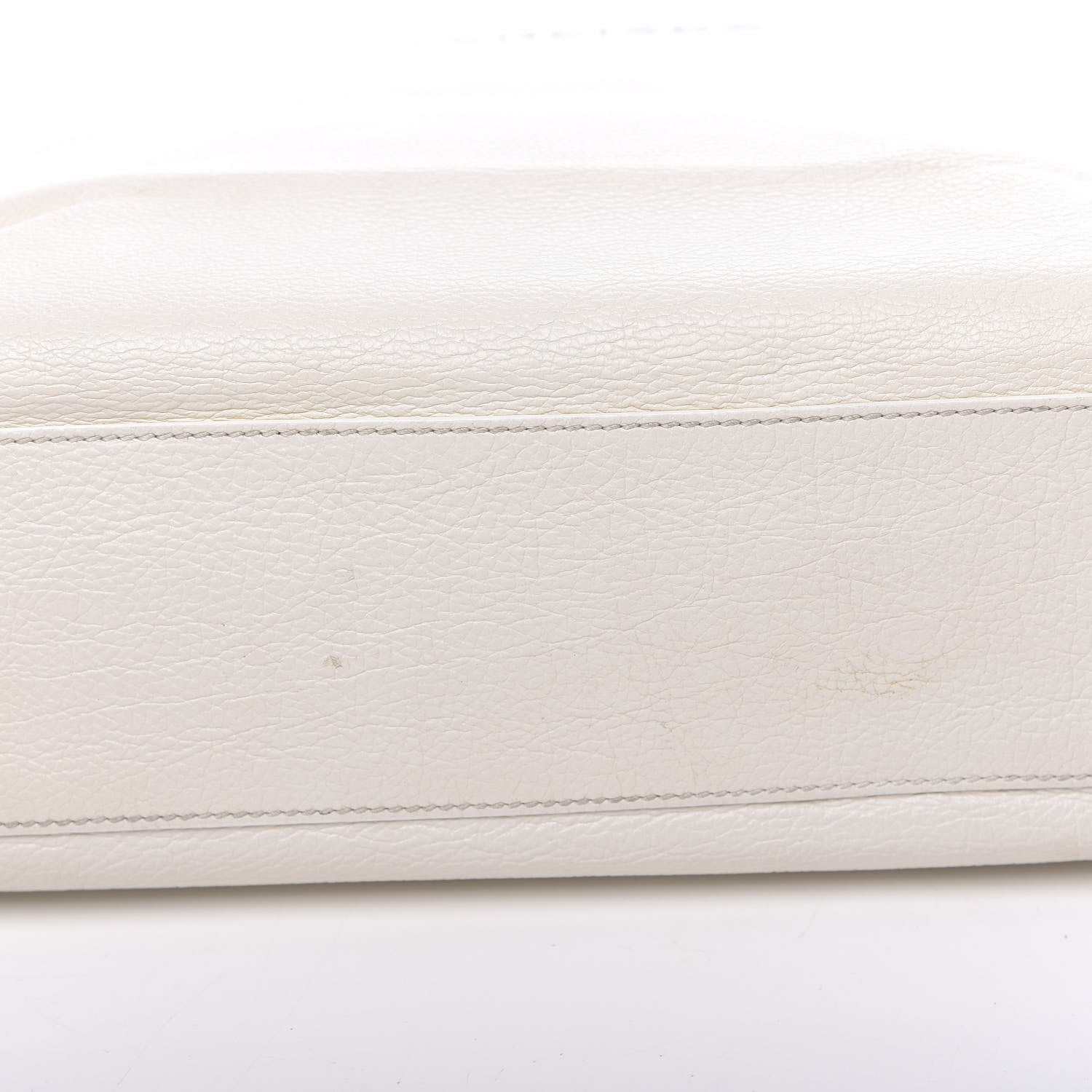 Balenciaga Calfskin Medium Logo North South Shopping Tote White 12 of 15