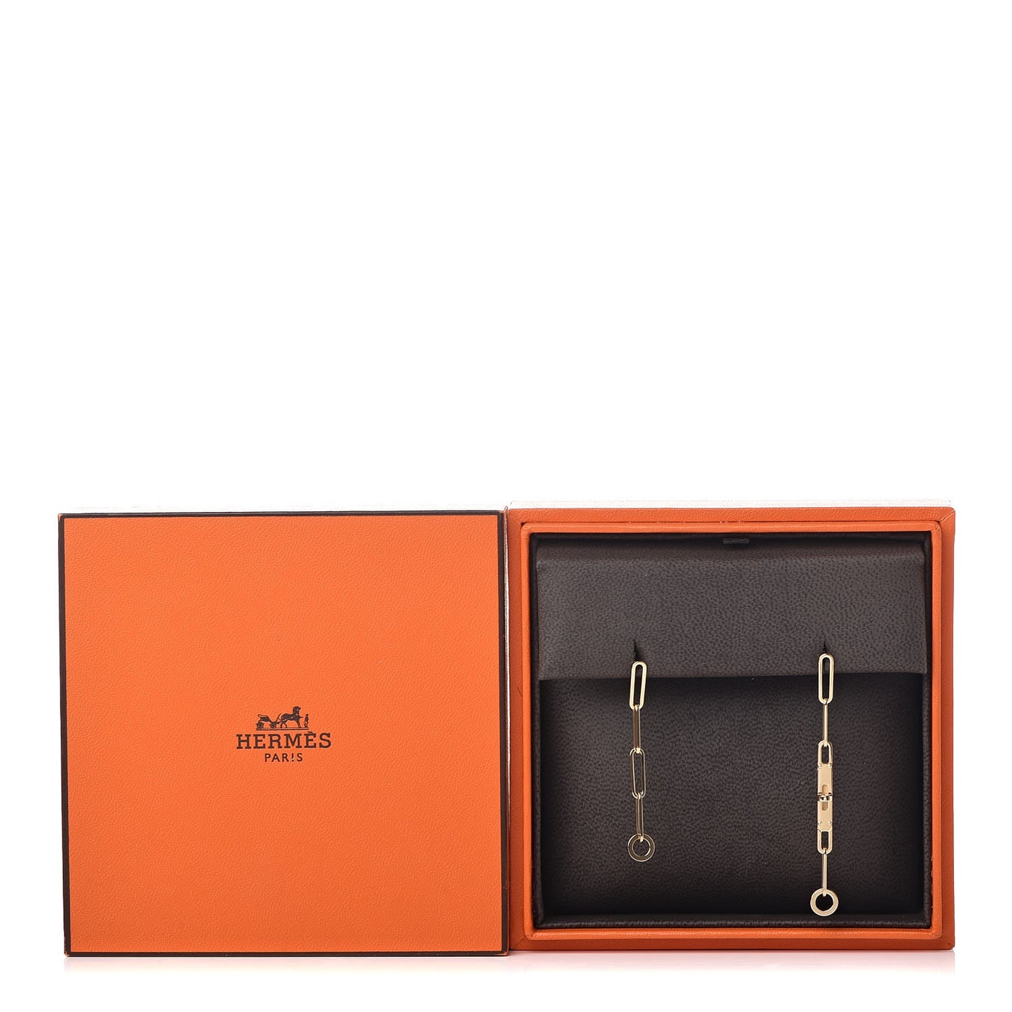 18K Yellow Gold TPM Kelly Chaine Earrings