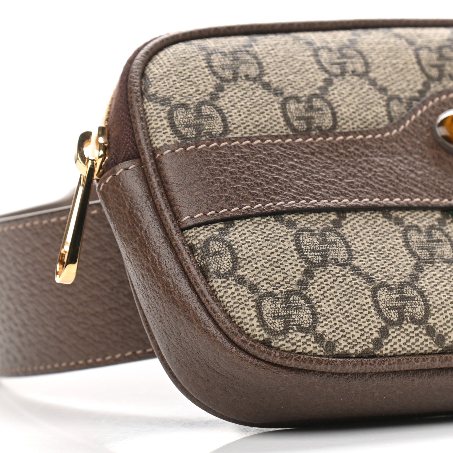 Gucci GG Supreme Monogram Ophidia Belted iPhone Case 75 30 Dark Brown 10 of 11