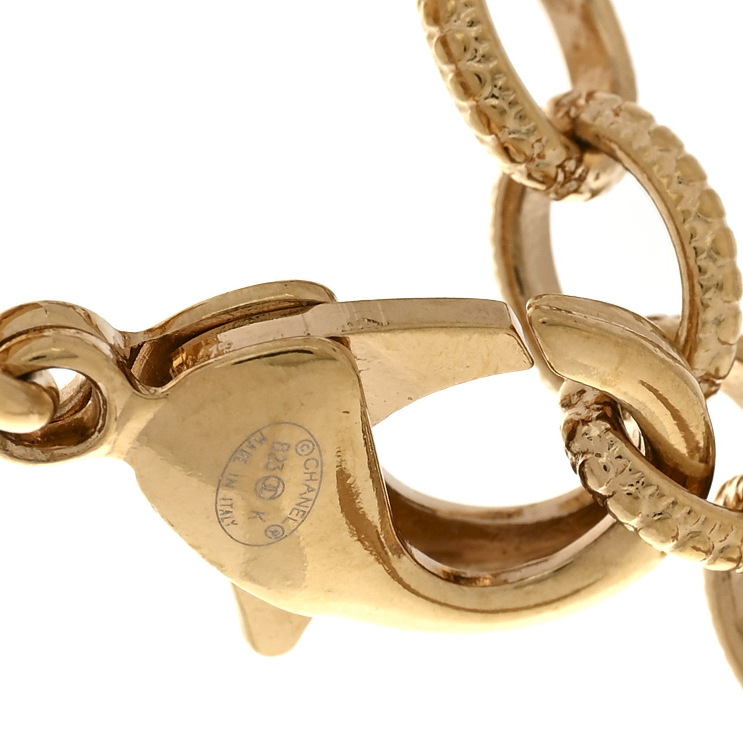 Chanel Metal CC Chain Flap Bag Choker Necklace Gold 5 of 7