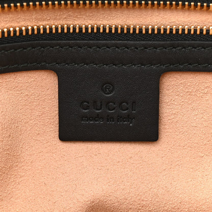 Gucci GG Supreme Monogram Bees Medium Padlock Tote Beige Oro Black 6 of 13