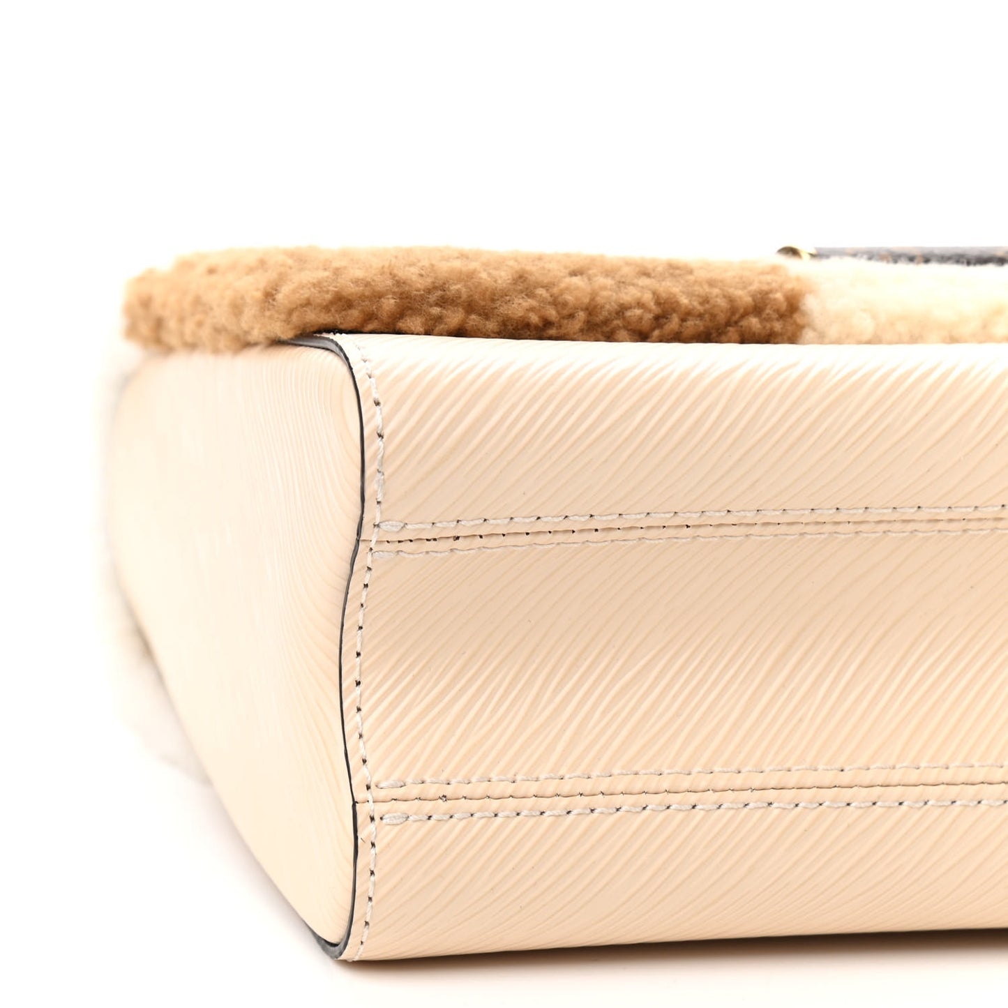 Monogram Epi Teddy Twist MM Creme