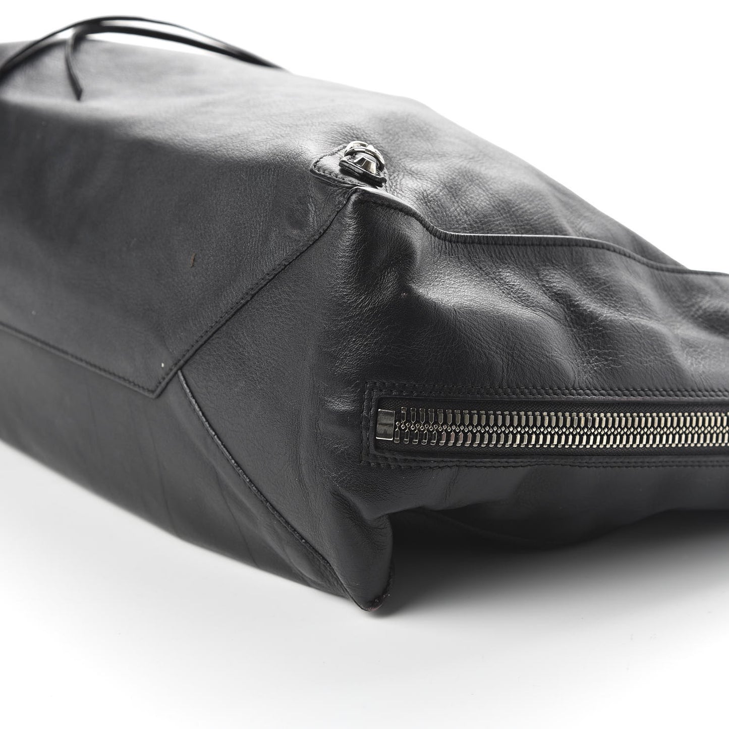 Supple Calfskin Papier A4 Tote Black