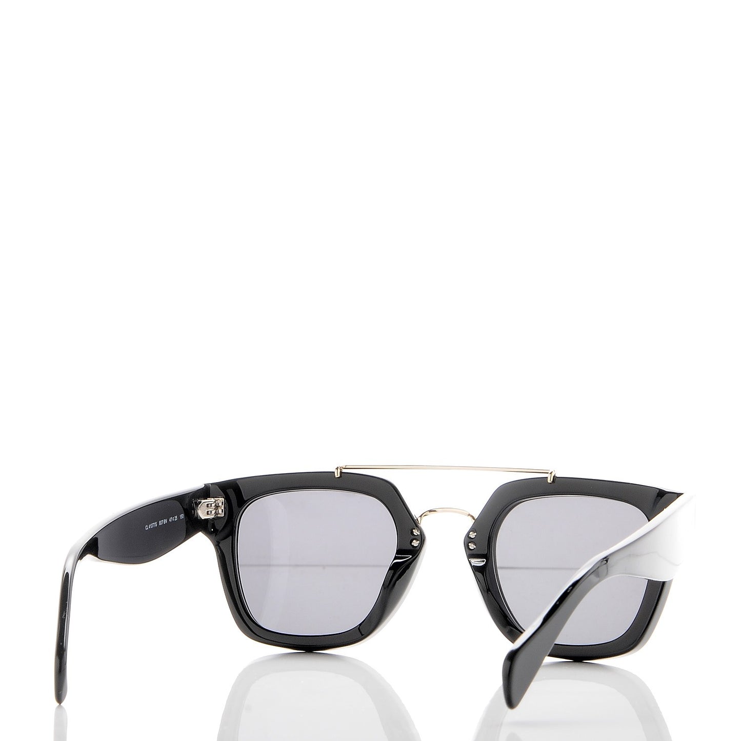Acetate Bridge Sunglasses CL41077/S Black