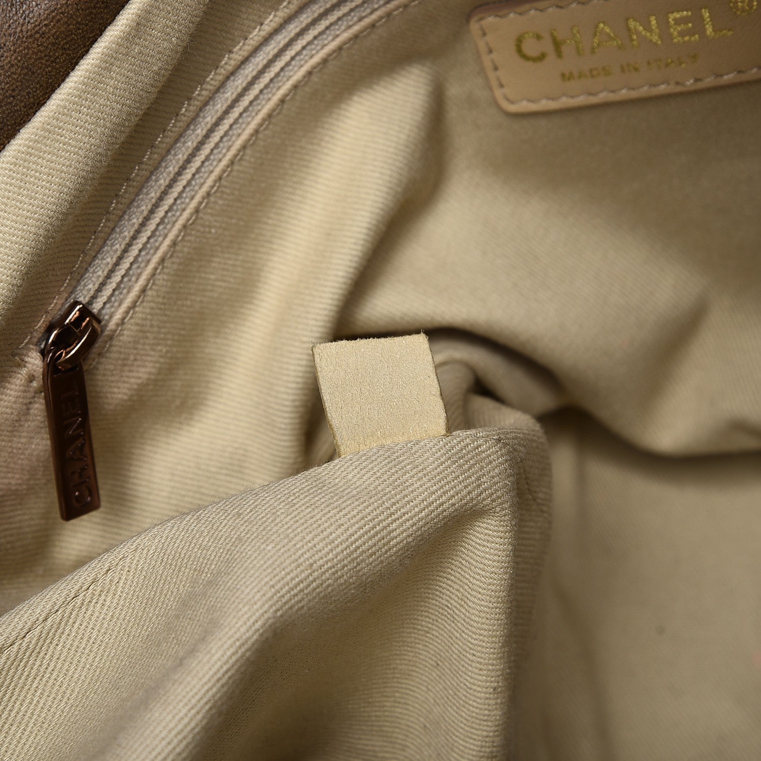 Chanel Lambskin Quilted Cloudy Bundle East West Tote Beige 7 of 10