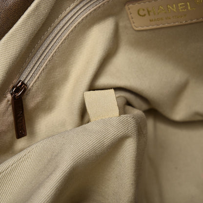 Chanel Lambskin Quilted Cloudy Bundle East West Tote Beige 7 of 10