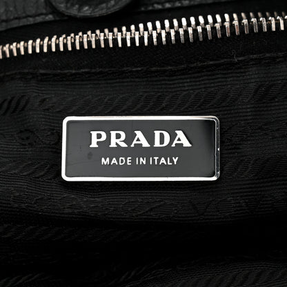 Prada Vitello Daino Shoulder Bag Black 6 of 13