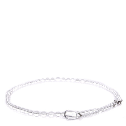 Chanel Transparent Bead Crystal CC Strand Belt 1 of 5
