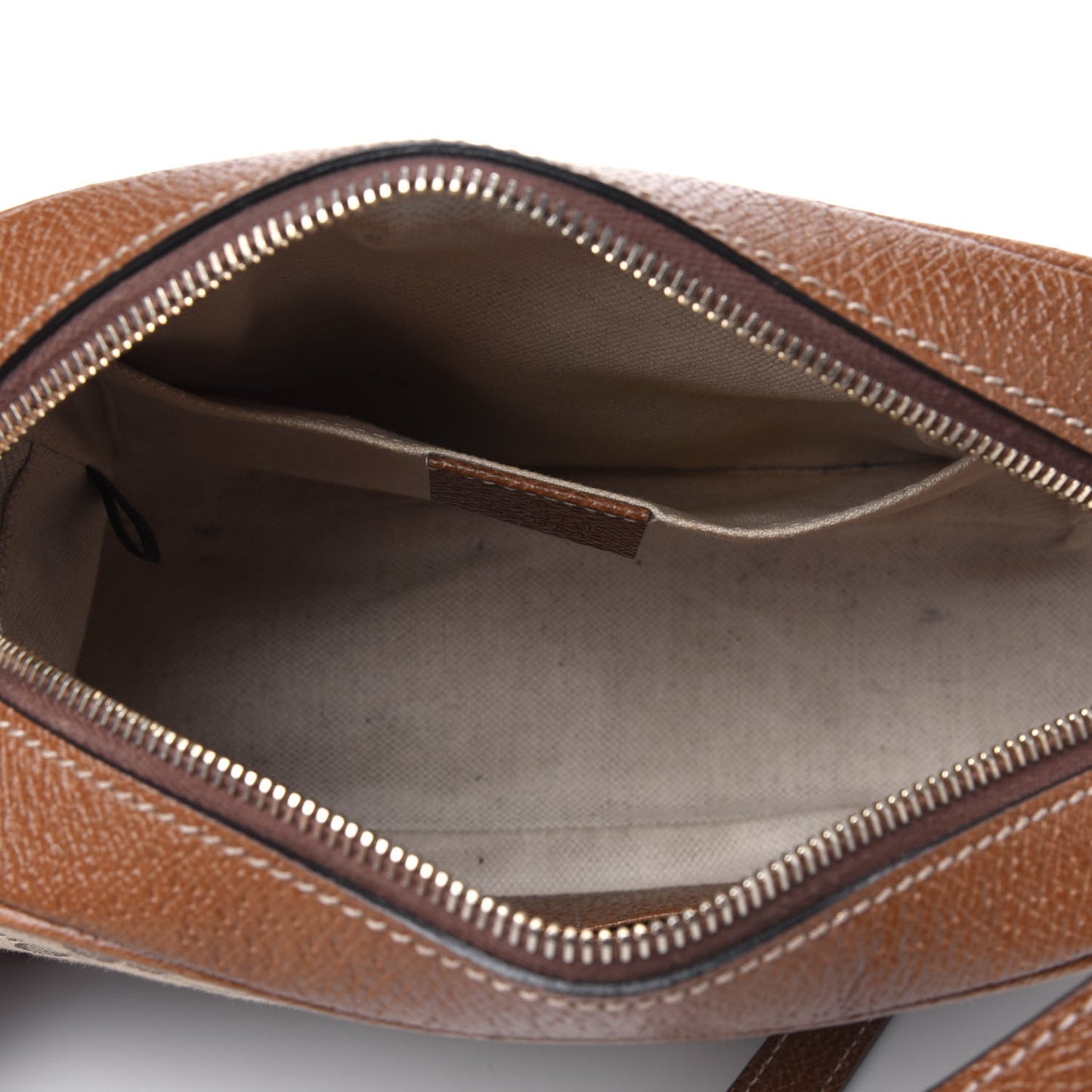 Monogram Mini Bree Messenger Bag Beige Tabacco