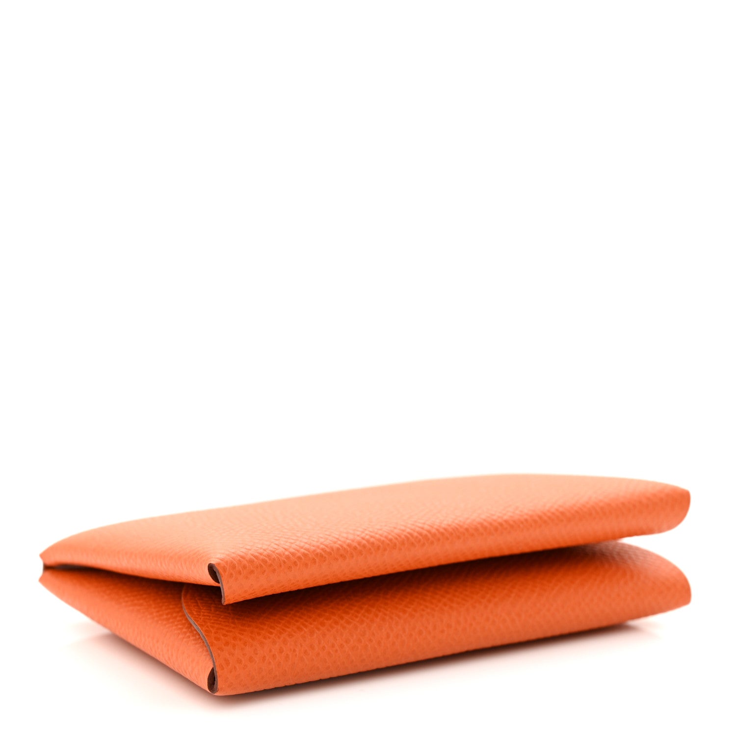 Hermes Epsom Calvi Duo Card Case Orange 4 of 7