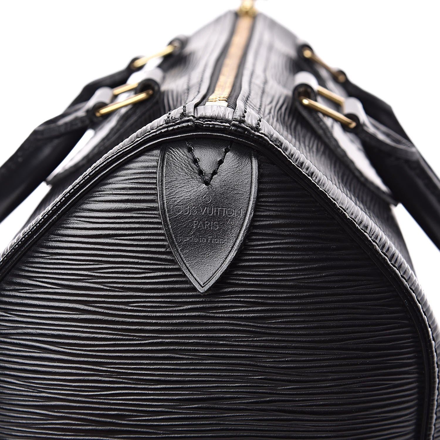 Louis Vuitton Epi Speedy 25 Black 7 of 15