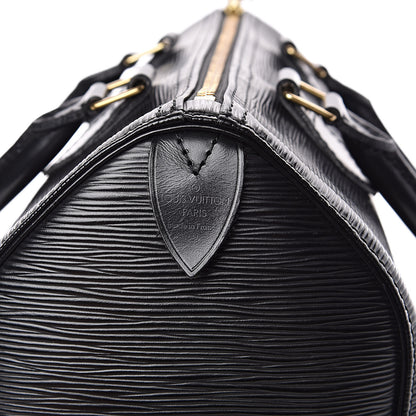 Louis Vuitton Epi Speedy 25 Black 7 of 15