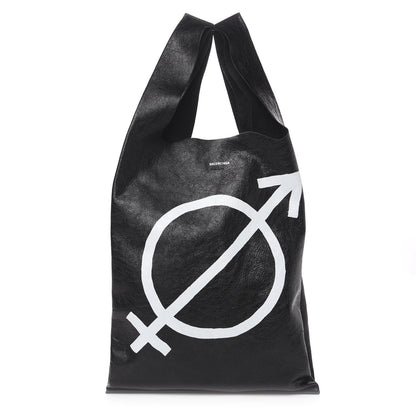 Balenciaga Agneau Arena All Gender M Supermarket Shopper Black White 1 of 11