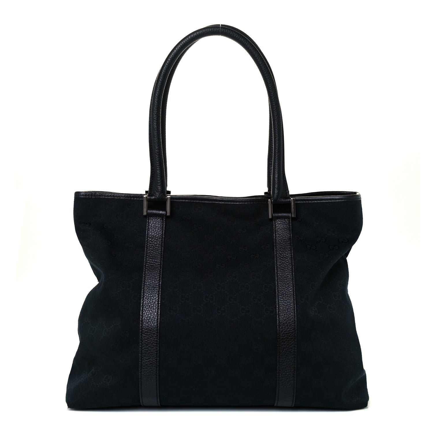 Gucci Monogram Tote Black 1 of 10