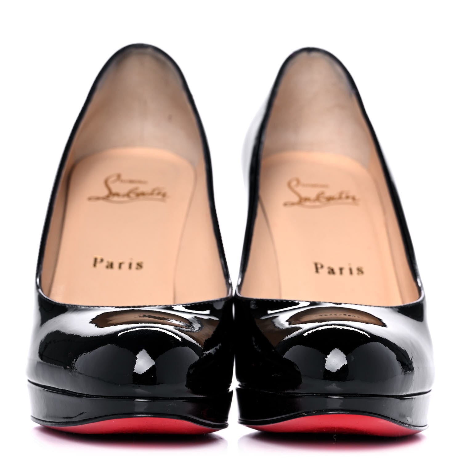 Christian Louboutin Patent Decollete 868 100 Pumps 35 Black 2 of 13