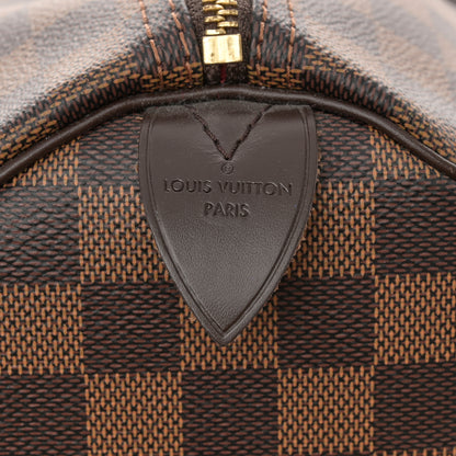 Louis Vuitton Damier Ebene Speedy 35 6 of 10