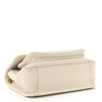 Saint Laurent Lambskin Matelasse Monogram Medium Niki Chain Satchel Crema Soft 4 of 13