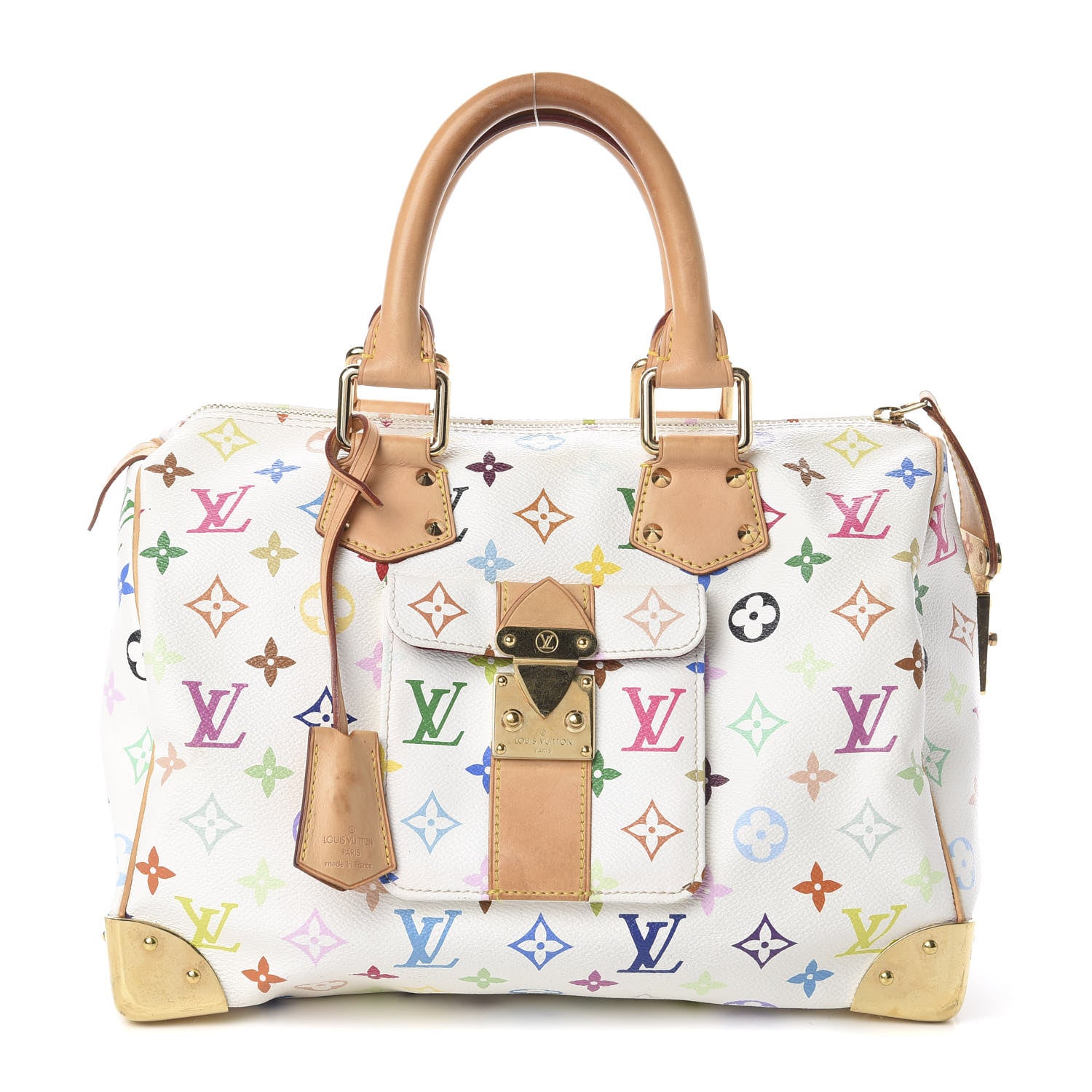 Louis Vuitton Monogram Multicolor Speedy 30 White 1 of 7