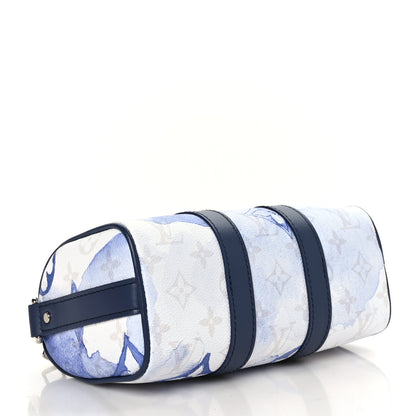 Louis Vuitton Monogram Watercolor Keepall XS Blue 4 of 8