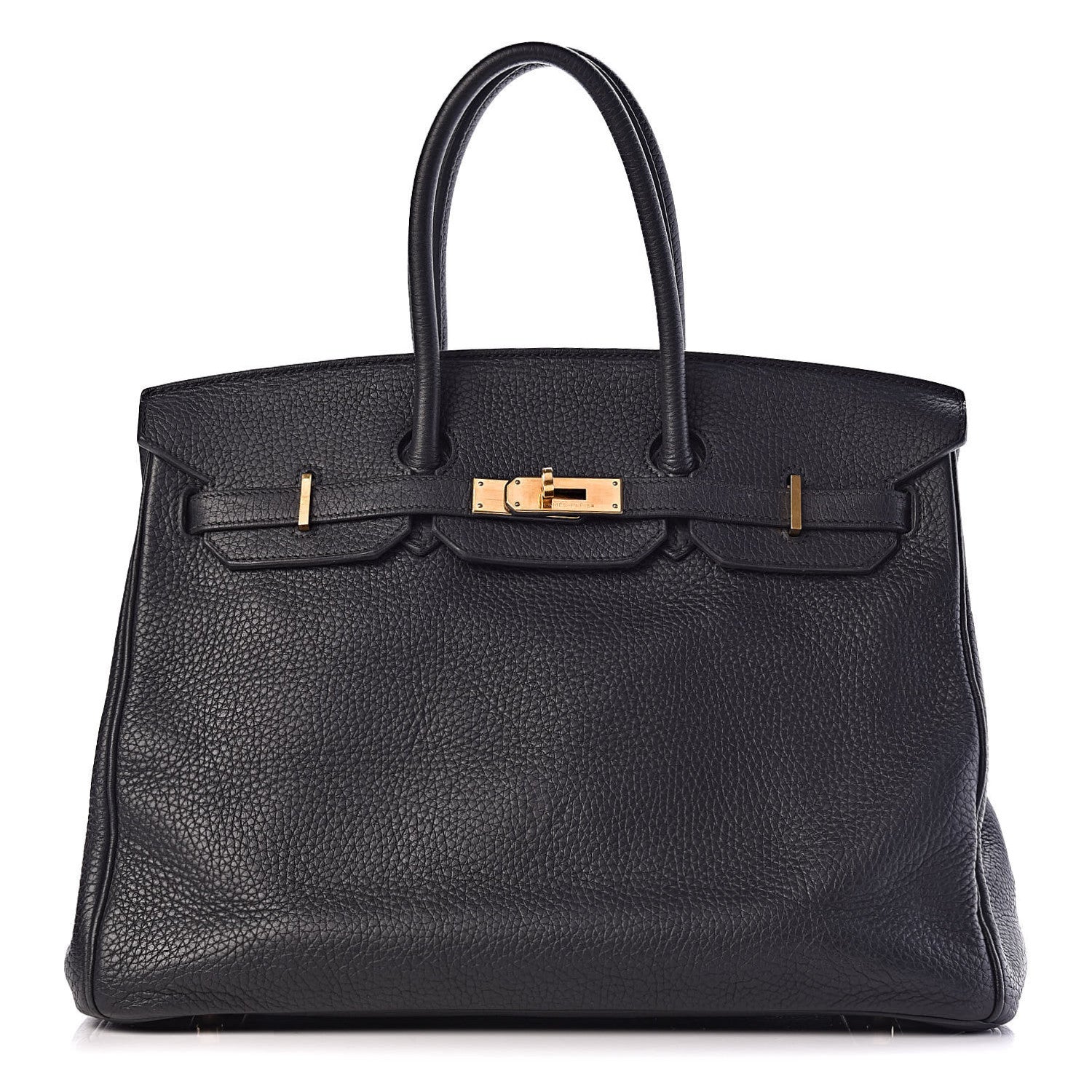 Hermes Taurillon Clemence Birkin 35 Black 1 of 12