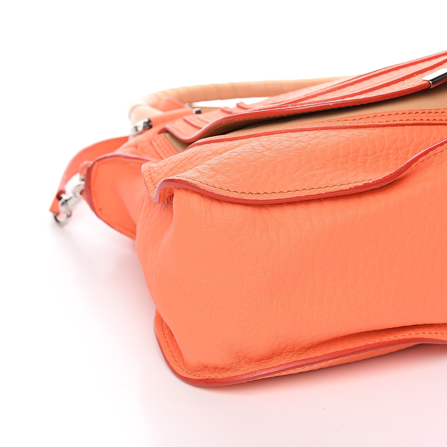 Chloe Calfskin Medium Marcie Satchel Orange Fizz 8 of 12