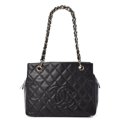 Chanel Caviar Quilted Petit Timeless Tote PTT Black 1 of 14